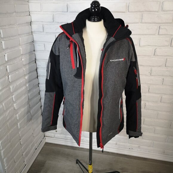 Choko Authentics Ladies Size Small Grey Black Nitrogen Series Jacket w/ Hood - Picture 9 of 16